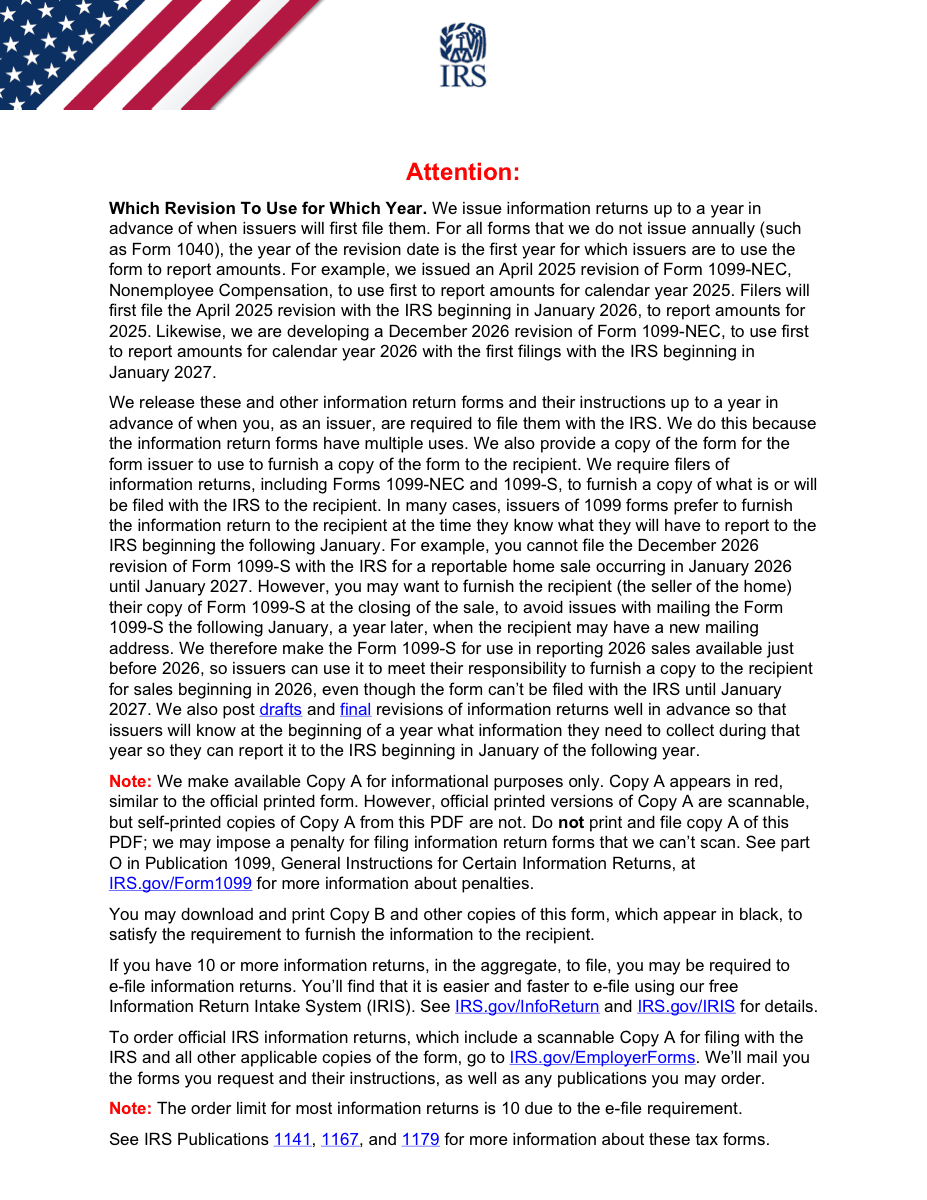 IRS Form 1099-NEC preview